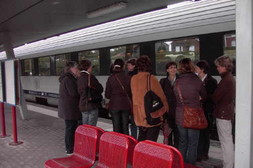 Treffen am Bahnhof in Welkenraedt