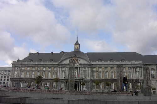Fhrung durch Lttich - Platz Saint-Lambert mit dem frstbischflichen Palast