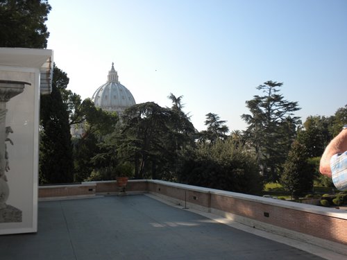 Blick in den Vatikanischen Garten