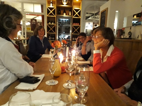 Abendessen im Pilgrimhaus