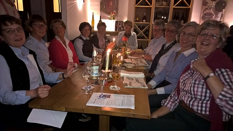 Abendessen im Pilgrimhaus