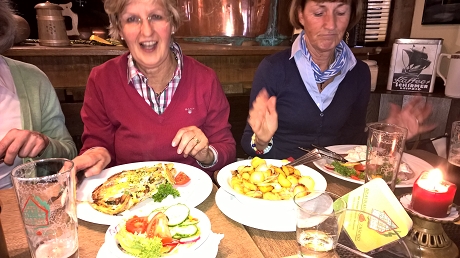 Mittagessen im Brauhaus Zwiebel